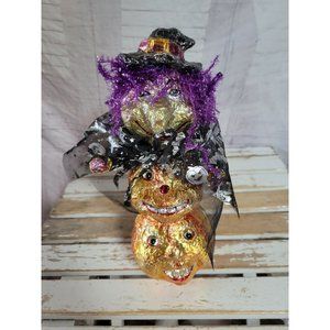 Shimmer ghost pumpkin steampunk Halloween decor home